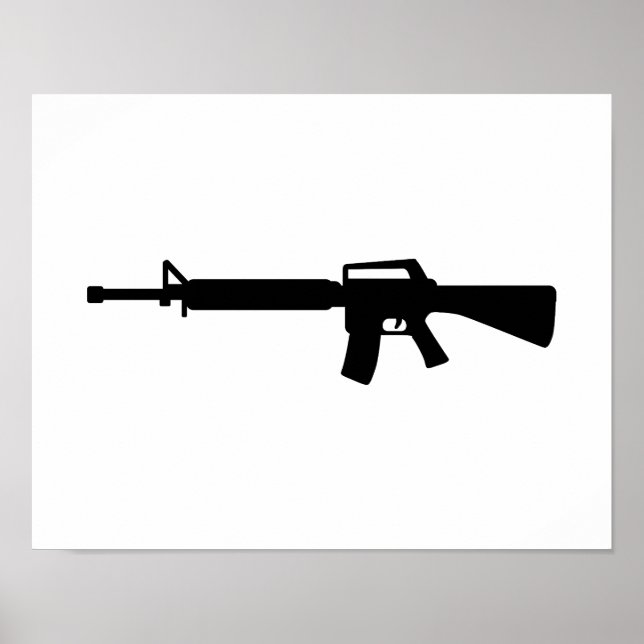 Rifle M4 Poster (Framsidan)