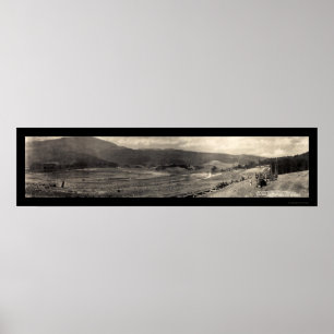 Rifle Practice Photo 1918 Poster