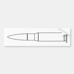 Rifle punktkontur Teckning Bildekal
