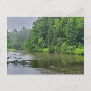 Rifle River, West Branch, Michigan Vykort