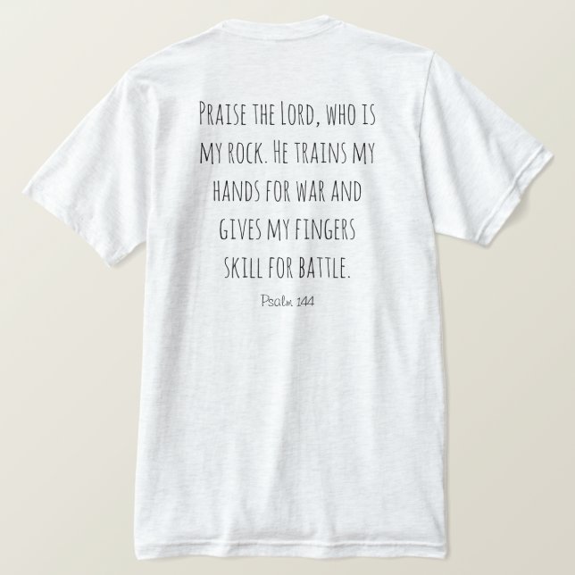 Rifle Skeleton Shirt T (Design baksida)