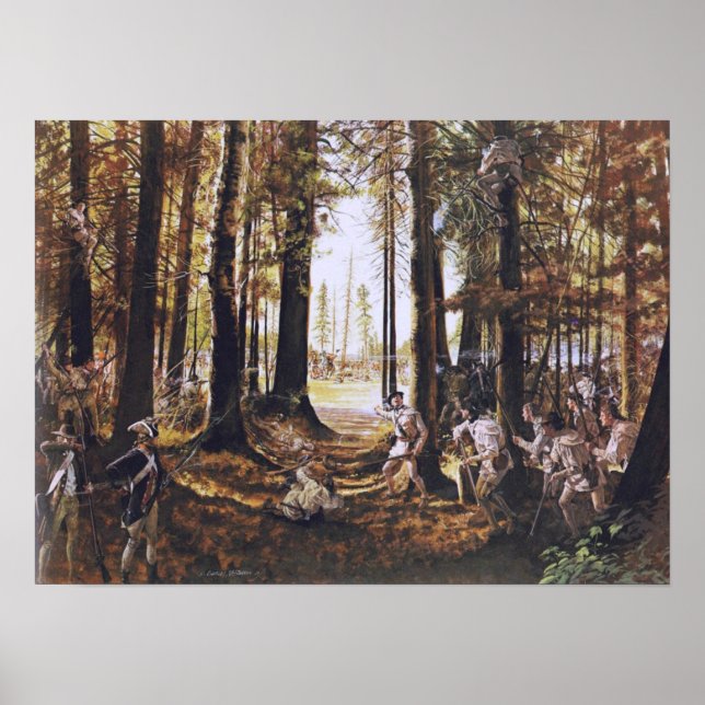 Riflemen i Saratoga Poster (Framsidan)