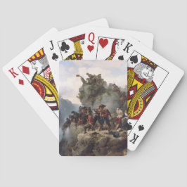 Riflemen som försvarar ett bergspass (Karl Lessing Casinokort