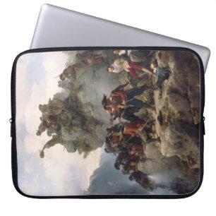 Riflemen som försvarar ett bergspass (Karl Lessing Laptop Fodral