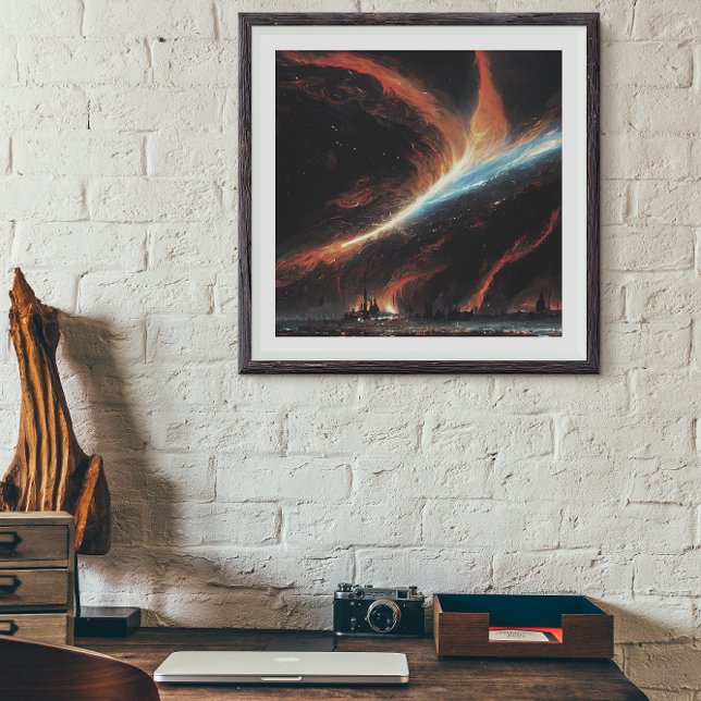 Rift i Interstellar Space Premium Wrapped Canvas (Skapare uppladdad)