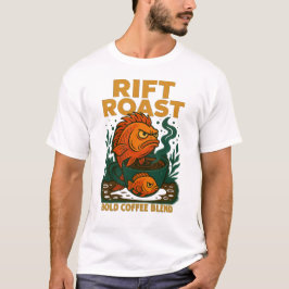 Rift Roast Fish Coffee T-Shirt - Bold & Funny Caff