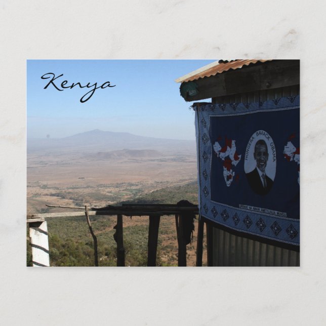 Rift valley obama vykort (Framsida)