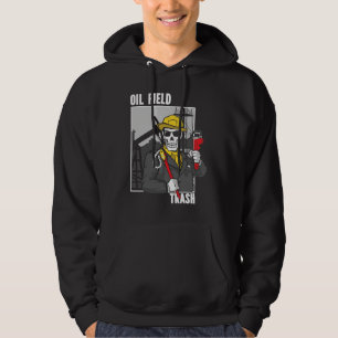 Rig Liv Oljefält Arbetare Oljefält Oljeplattform O Hoodie