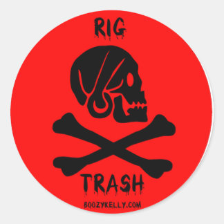 Rig Sopor Sticker Runt Klistermärke