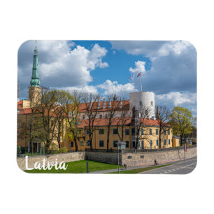 Riga Castle i Riga, Lettland Magnet