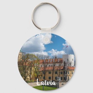 Riga Castle i Riga, Lettland Nyckelring