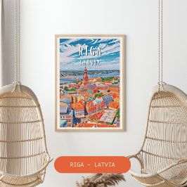 Riga, joyau de la Baltique Poster