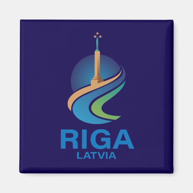 Riga Latvia Magnet (Framsidan)