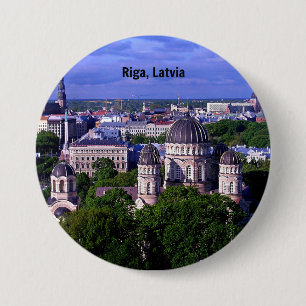 Riga, Lettland cityscape Knapp