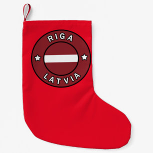 Riga Lettland Liten Julstrumpa