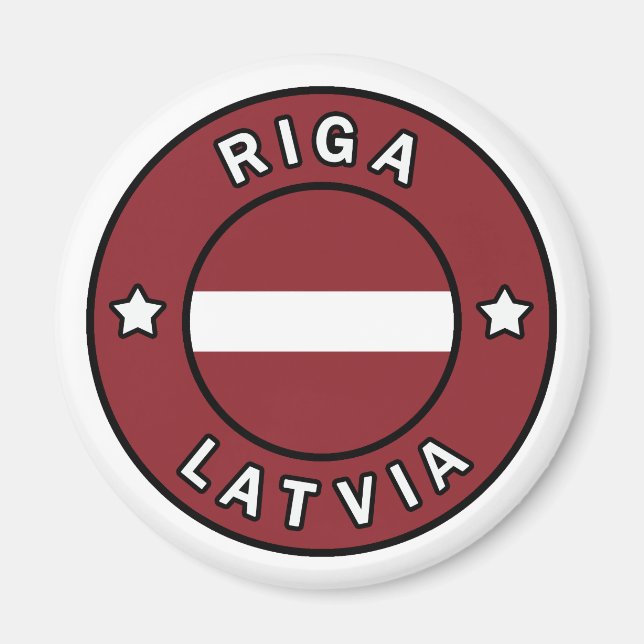 Riga Lettland Magnet (Framsidan)
