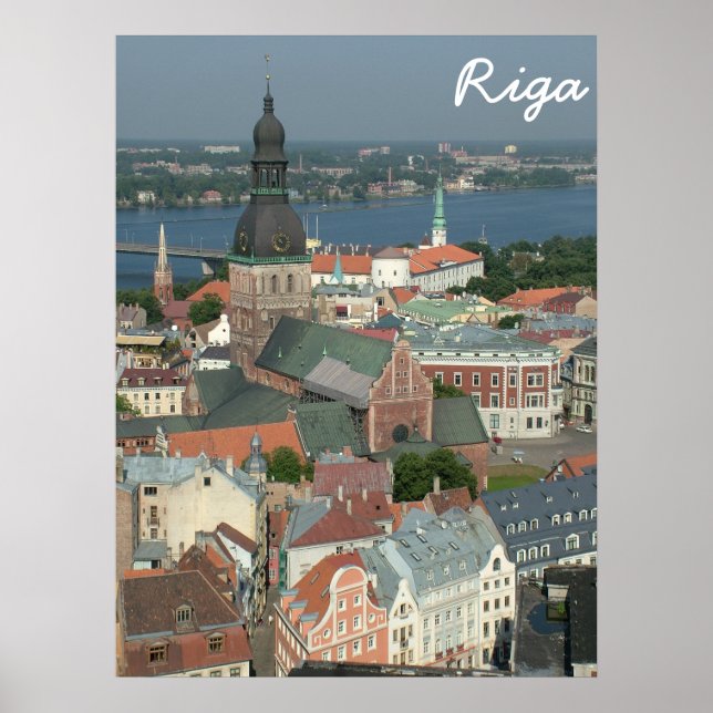 Riga, Lettland Poster (Framsidan)