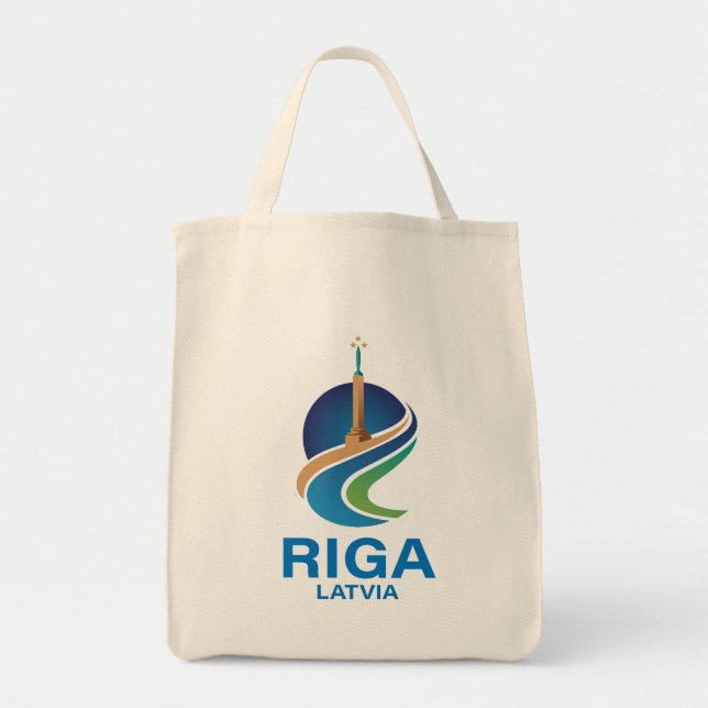 Riga Lettland Tygkasse (Framsidan)