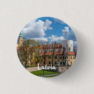 Riga slott i Riga, Lettland Knapp