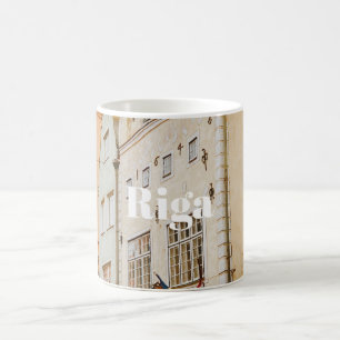Riga stadsbild Flexibel Foto Magnet Kaffemugg
