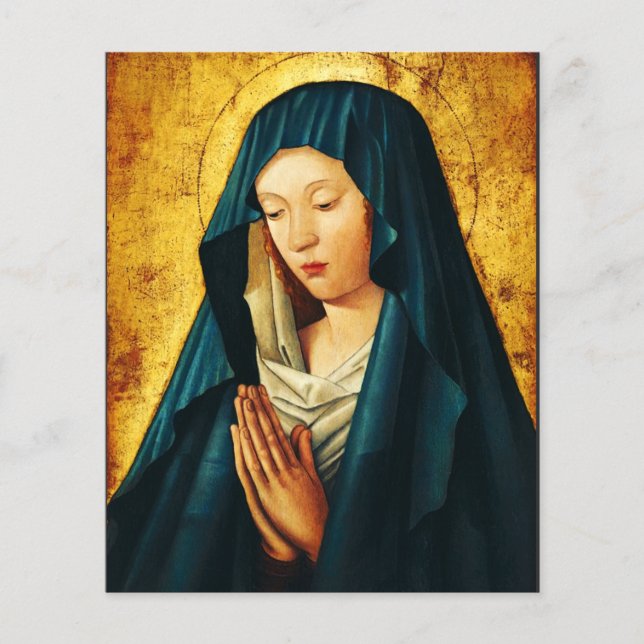 Rigas bönende jungfru flygblad (Framsidan)