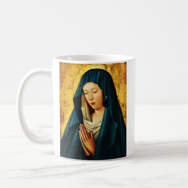 Rigas bönende jungfru kaffemugg (Vänster)