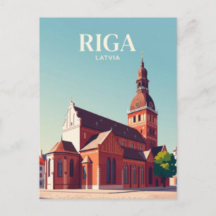 Rigas domkyrka Lettland Vykort