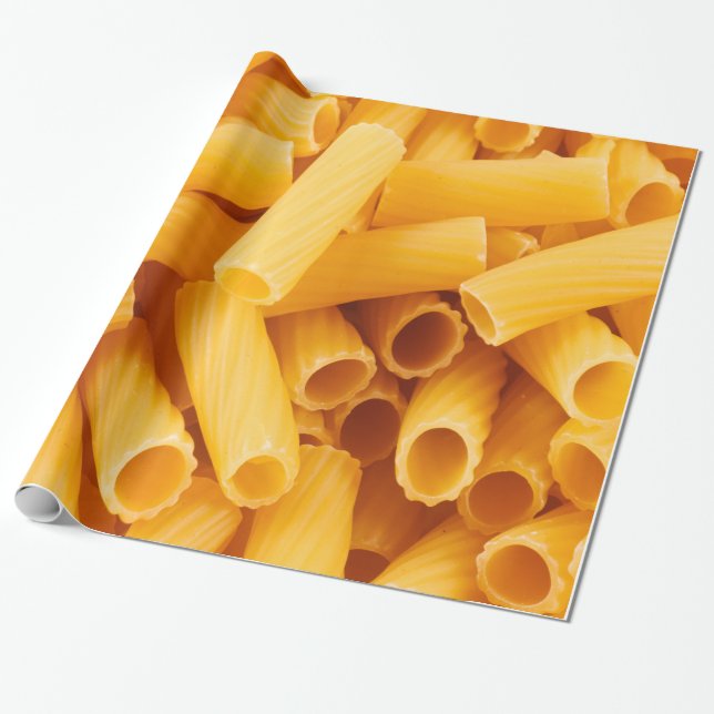 Rigatoni Macaronipasta Presentpapper (Utrullad)