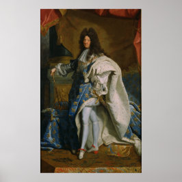 Rigaud - Porträtt i Louis XIV (efter 1701) Poster
