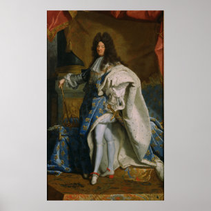 Rigaud - Porträtt i Louis XIV (efter 1701) Poster