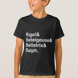 Rigel Betelgeuse Bellatrix Saiph | Orionens stjärn Tröja