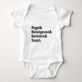 Rigel Betelgeuse Bellatrix Saiph | Orions stjärnor Tee