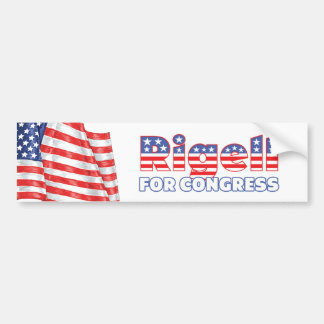 Rigell för patriotisk amerikanska flaggan för bildekal