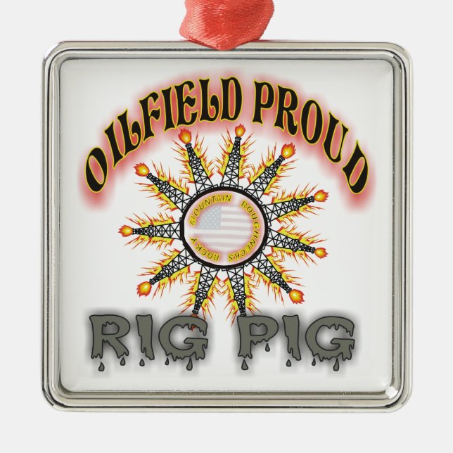 Rigg Pig2 Julgransprydnad Metall (Framsidan)