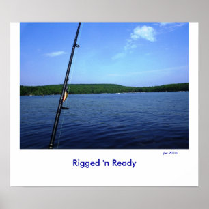 Rigged 'n-redotryck poster