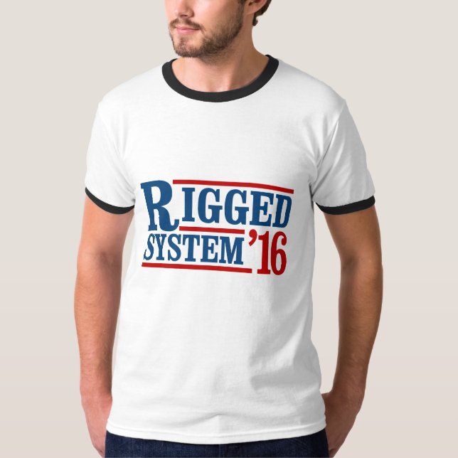 Rigged system 2016 - presidentval -- Pres Tee Shirt (Framsida)