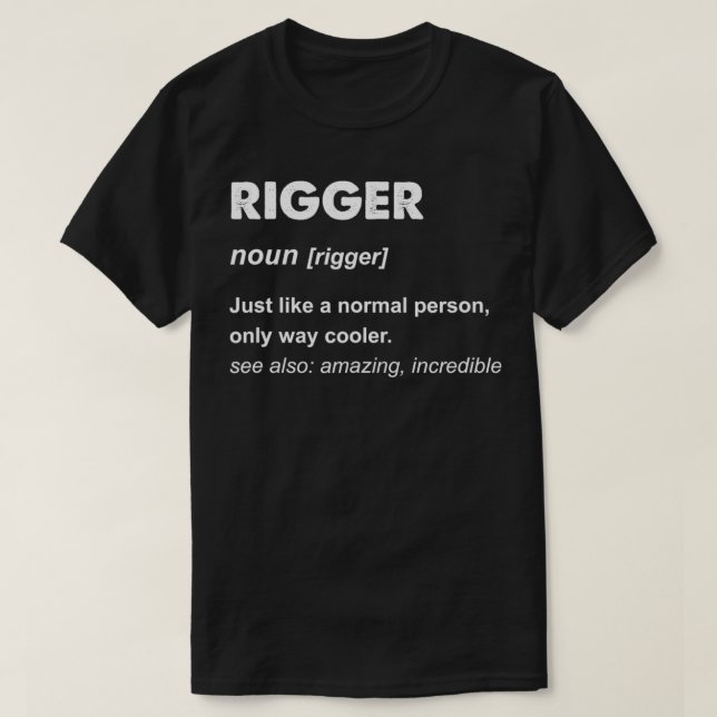 Rigger T Shirt (Design framsida)