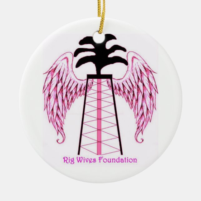 Riggfruar Julgransprydnad Keramik (Framsidan)