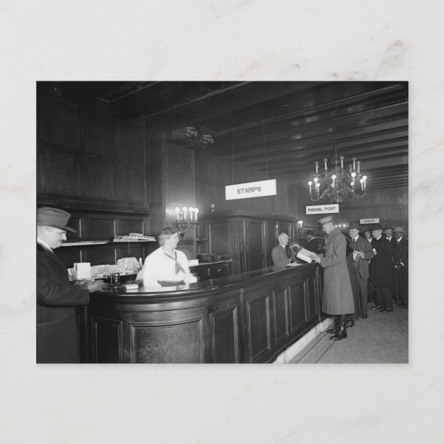 Riggs Byggnad Post Office Vykort (Framsida)