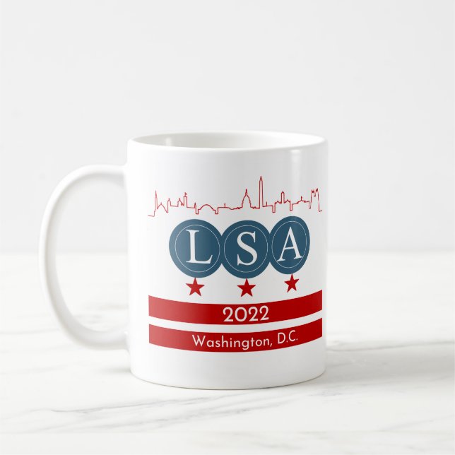 Right-handed Mug with 2022 LSA Annual Meeting Logo Kaffemugg (Vänster)