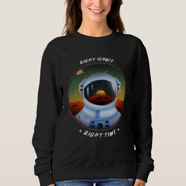 Right Space Right Time  for Men Women Youth T Shirt (Framsida)