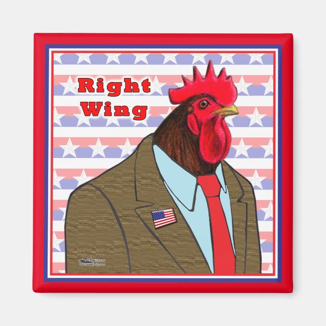Right wing Tupp Magnet (Framsidan)