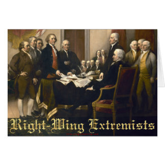 Right wingextremister hälsningskort