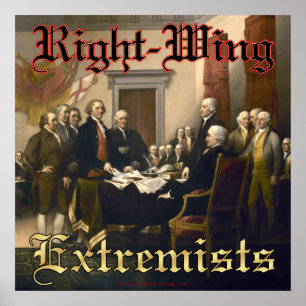 Right wingextremister poster