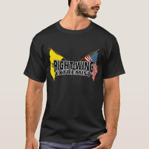 Right wingextremistflaggor t-shirt