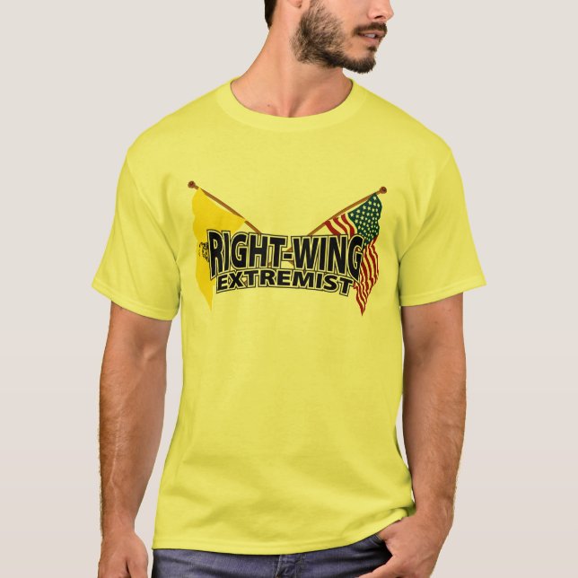 Right wingextremistflaggor tee (Framsida)