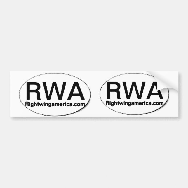 Rightwingamerica.com Bildekal (Framsidan)