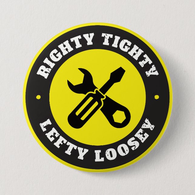 Righty Tighty Lefty Loosey Knapp (Framsida)