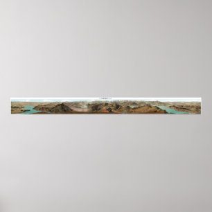 RIGI KULM Swiss Alpernas Panorama 360° Poster