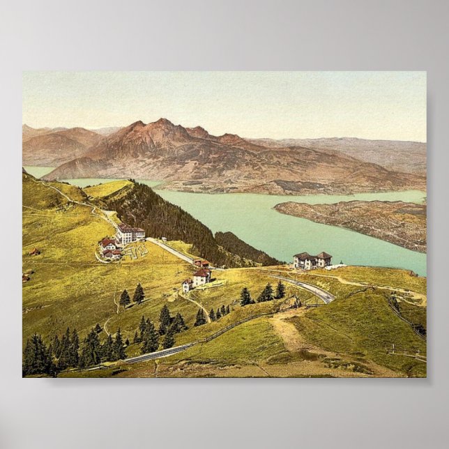 Rigi Staffel och Pilatus, Rigi, Schweiz, klass Poster (Framsidan)